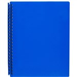 Refillable Display Book A4 20 Pocket Blue Each