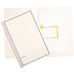 Avery Tubeclip Files Foolscap Buff Printed Blue Bx20