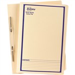 Avery Spring Files Buff Printed Blue Bx25