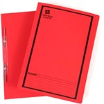 AVERY SPIRAL SPRING FILES Red Printed Black bx 25