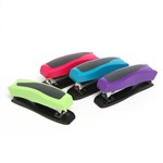 Marbig Desk Stapler Plastic Assorted Colours  Blue Green Pink  Purple