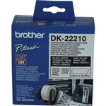 BROTHER DK22210 LABEL ROLLS White Paper 29mmx3048mt 