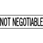 Deskmate Pre Ink Stamp Not Negotiable Black  N03 