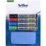 ARTLINE WHITEBOARD STARTER KIT 4 MARKERS ERASER 