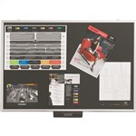 JUSTICK LITE NOTICE BOARD 600x900mm Black 