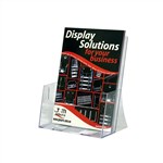 DeflectO Brochure Holder A4 Extra Capacity Free Standing 