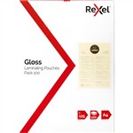Rexel Laminating Pouches A4 Premium Gloss Pk100