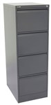 Go Filing Cabinet 4 Draw H1321xW460xD620mm Graphite Ripple
