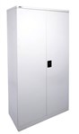 Go Stationery Cupboard H1830xw910xd450mm Silver Grey 