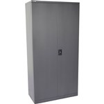 Go Stationery Cupboard H1830xw910xd450mm Graphite Ripple 