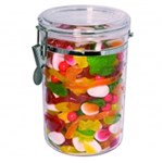 CONNOISSEUR CANISTERS ACRYLIC Round 175Litres 