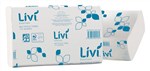 Livi Essentials Multifold Hand Towel 1Ply 200 Sheet Box Of 20 Packs  230 X 225mm  1402 