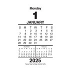  Desk Calendar Refills  Side Opening  76mm x 102mm