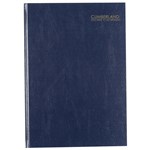 2025 Cumberland A4 Diary Week to View Hard Case Blue   Hourly appointments 8am  6pm Mon to Sun