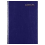 2025 Commercial Diary  A5 Day To Page Hard Cover  Blue 