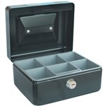 Esselte Classic Cash Box No6 152x118x80mm Black