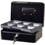 Esselte Classic Cash Box  Steel  No8  200mm x150mm x 80mm  Black