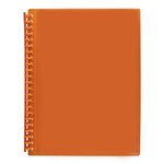 Refillable Display Book A4  20 Pocket  Orange