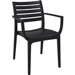 Artemis Hospitality Chair Black With Arms Boxed