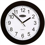 Carven Wall Clock 250mm Black Frame