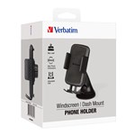 VERBATIM WINDSCREEN AND DASH PHONE MOUNT BLACK