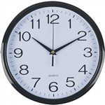 Italplast Wall Clock Black Trim 43cm