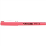 Artline 220 Super Fine Pen 02mm Pink Bx12