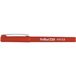 Artline 220 Super Fine Pen  02mm Dark Red Box Of 12