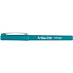 Artline 220 Super Fine Pen 02mm Dark Green Bx12