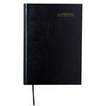 2025 Cumberland  Diary 2 Pages To A Day  A4 Black Hard Cover