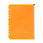 Marbig Binder Wallet With Side Zip Pocket Orange