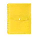 Marbig Binder Wallet With Top Opening Pocket Yellow