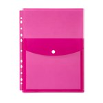 Marbig Binder Wallet With Top Opening Pocket Pink