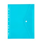 Marbig Binder Pocket With Side Button Closure  Marine