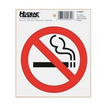 Geo Symbol Sign 150x150mm No Smoking RedBlackWhite