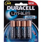 Duracell Lithium Battery AA Pk4