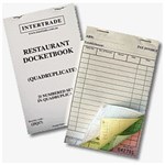 Xpress Restaurant Docket Book Carbonless Quadruplicate 170x100mm 25set Bx100