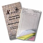 Xpress Restaurant Docket Book Carbonless Quadruplicate 210x95mm 25set Bx100