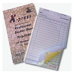 Xpress Restaurant Docket Book Carbonless Triplicate 170x100mm 50set Bx100