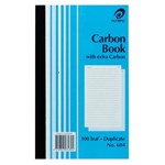 Olympic 604 Carbon Book Duplicate Feint Ruled 200mm x 125mm 