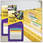 Post It Durable Filing Tabs Pk24  686F1  Assorted Tabs Primary Colours  508mm x 381mm
