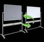 mobile combo whiteboard and pinboard 1500x1200